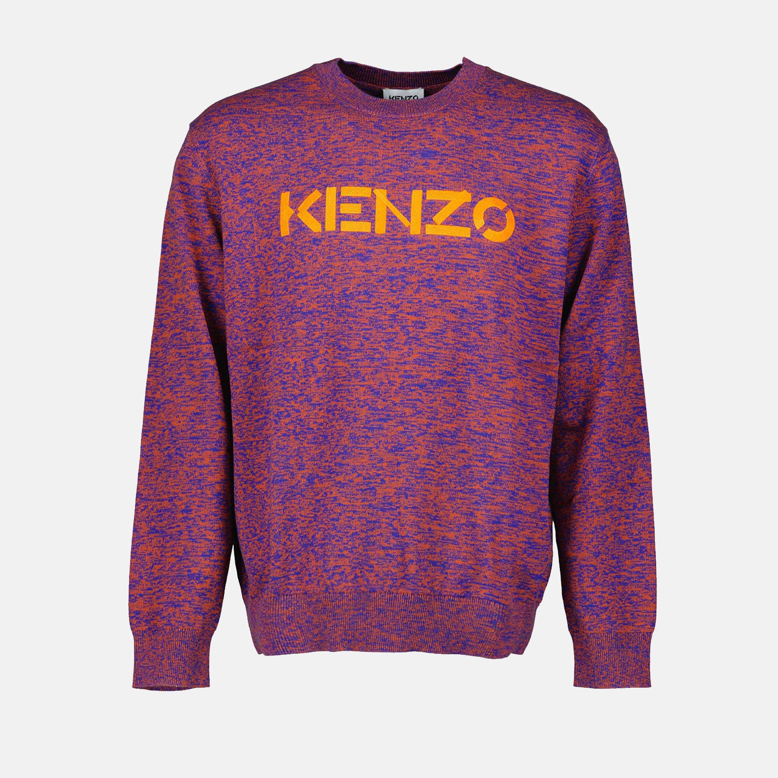 Maille Pull à logo Kenzo Violet Homme