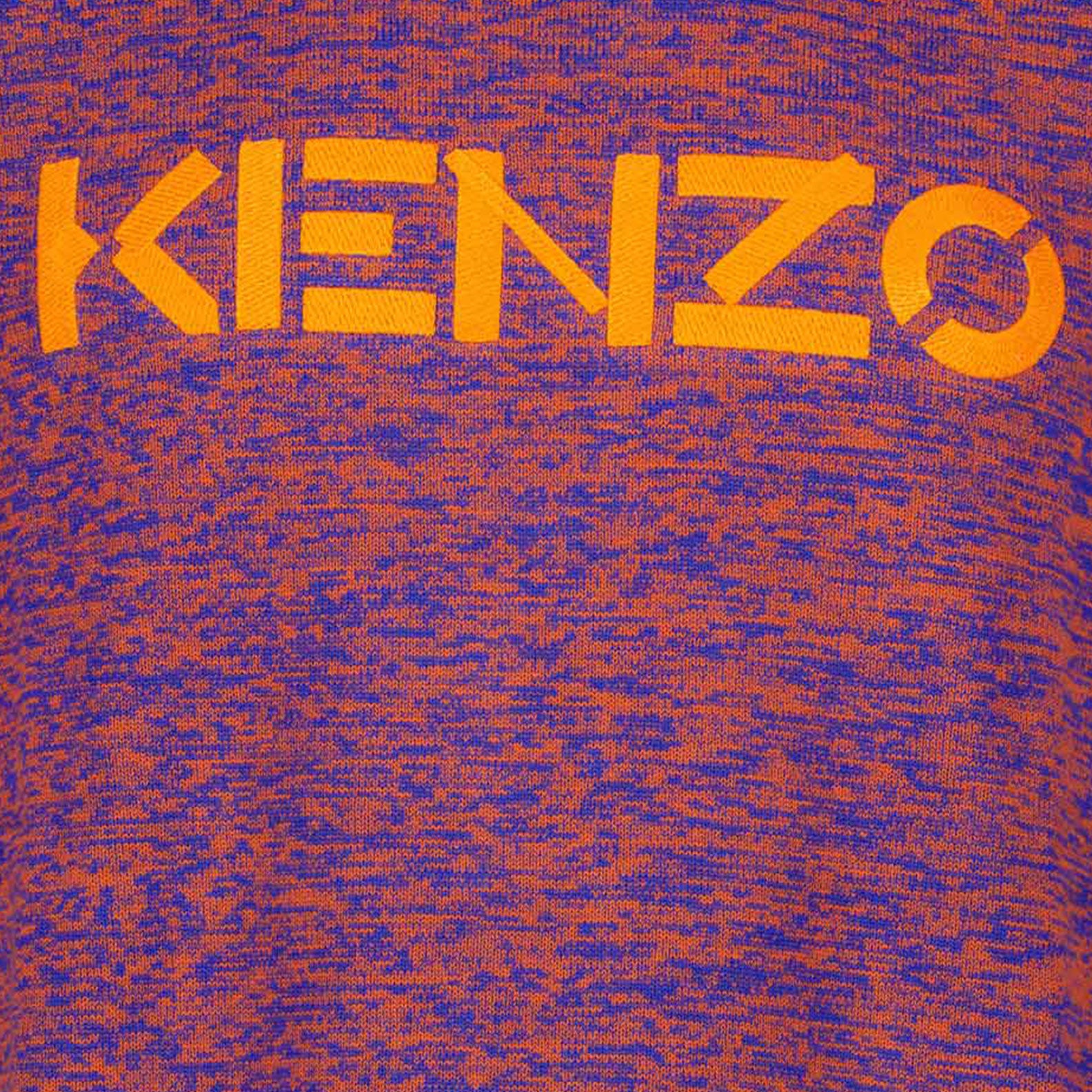 Maille Pull à logo Kenzo Violet Homme