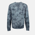 Strickwaren Pull Tie Dye Tiger Kenzo Blau Homme