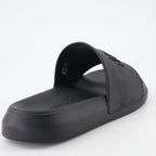 Zapatos abiertos Claquettes à logo Alexander McQueen Negro Homme