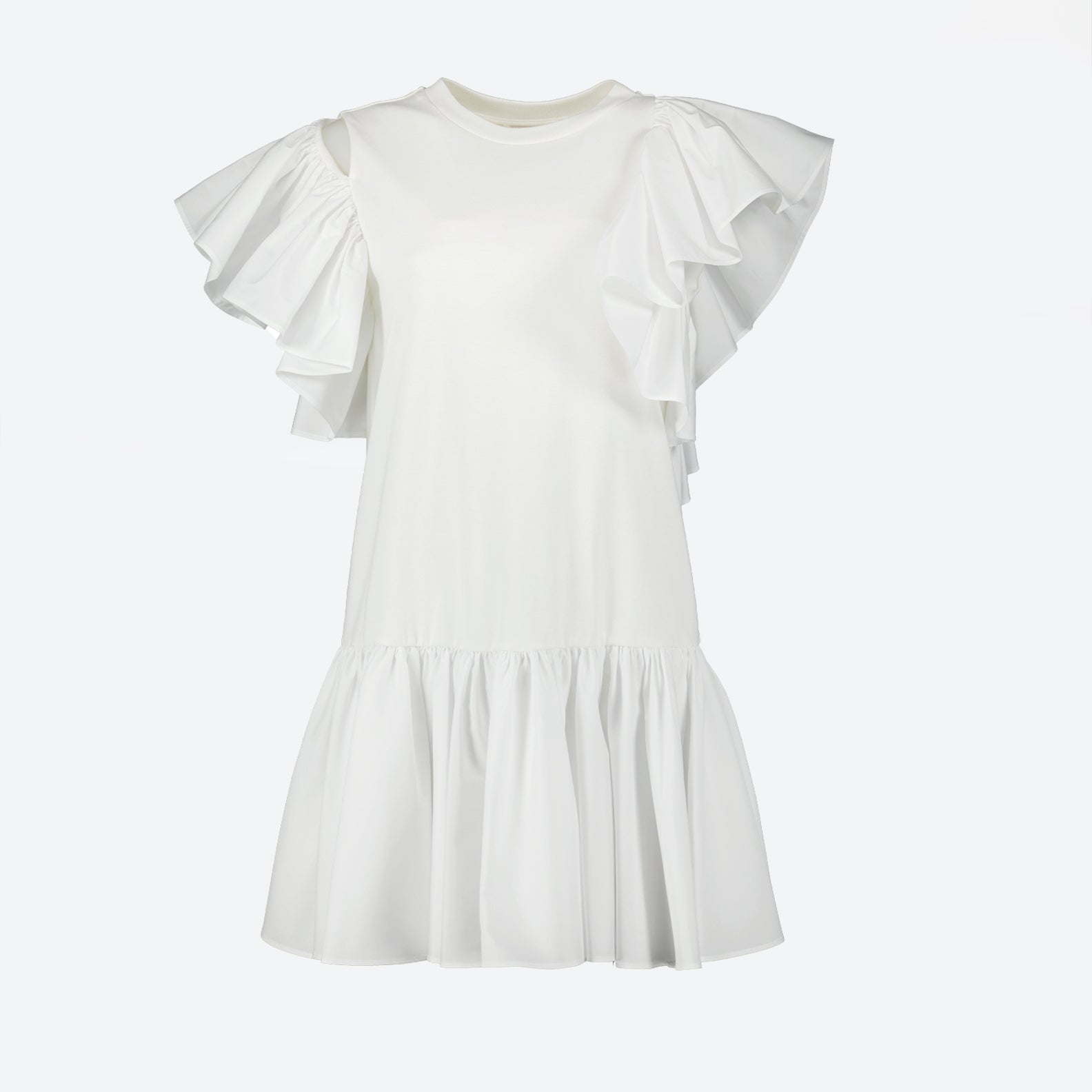 Vestidos Robe à volants Alexander McQueen Branco Femme