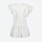 Vestidos Robe à volants Alexander McQueen Branco Femme