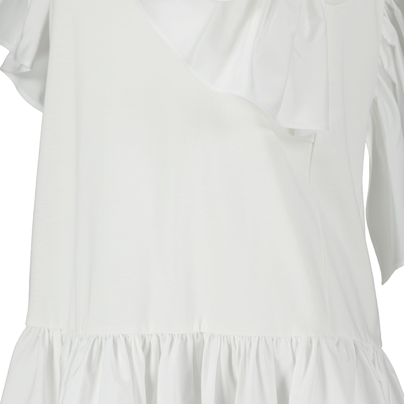 Vestidos Robe à volants Alexander McQueen Branco Femme