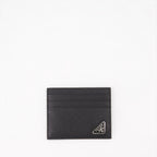 スモールレザーグッズ サフィアーノ カードホルダー Prada 黒 男