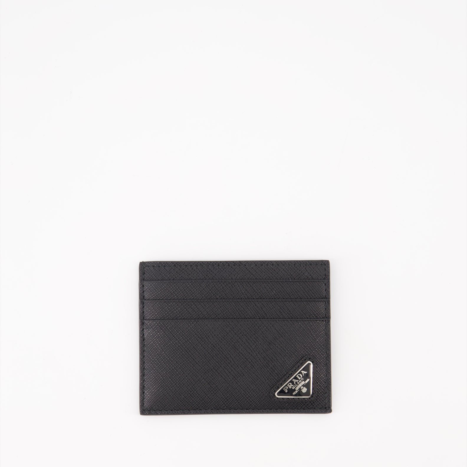 Small leather goods Saffiano Cardholder Prada Black Man