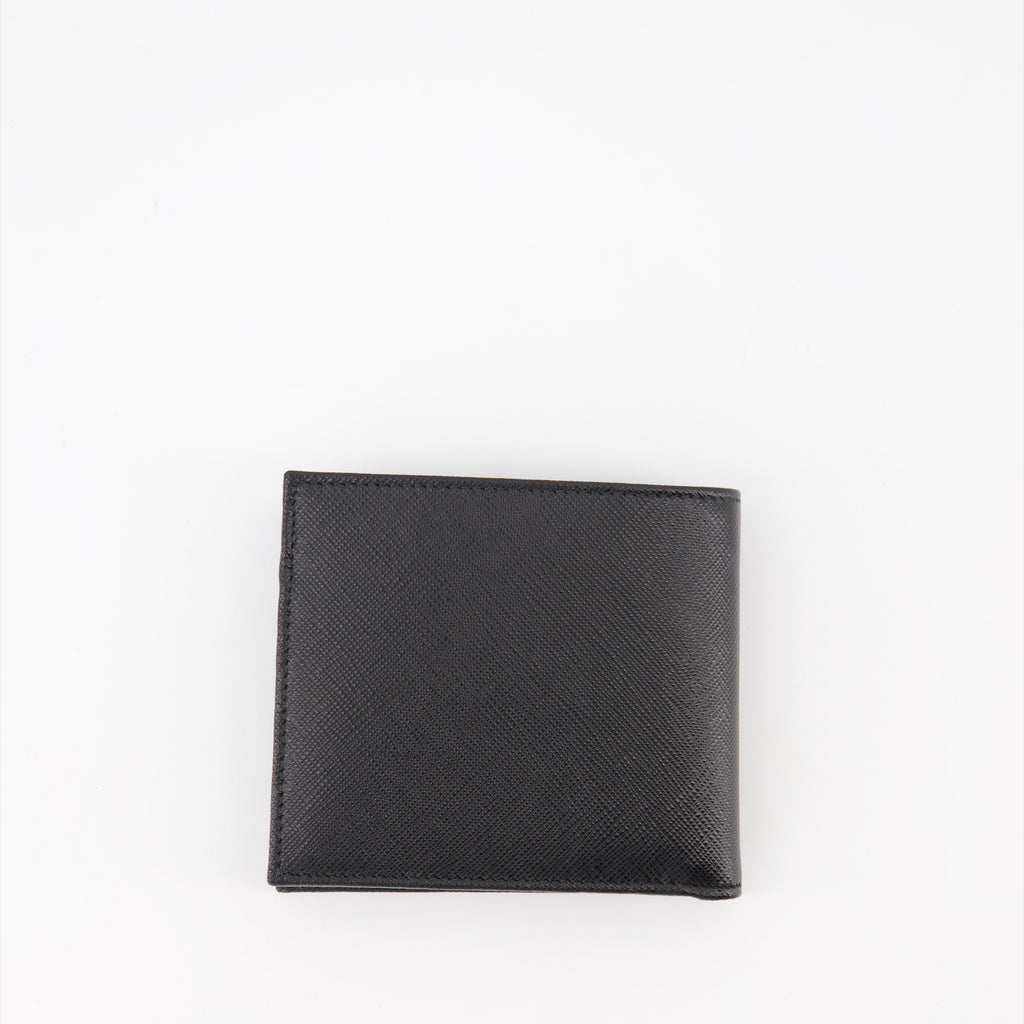 Petite maroquinerie Portefeuille Saffiano Prada Noir Homme