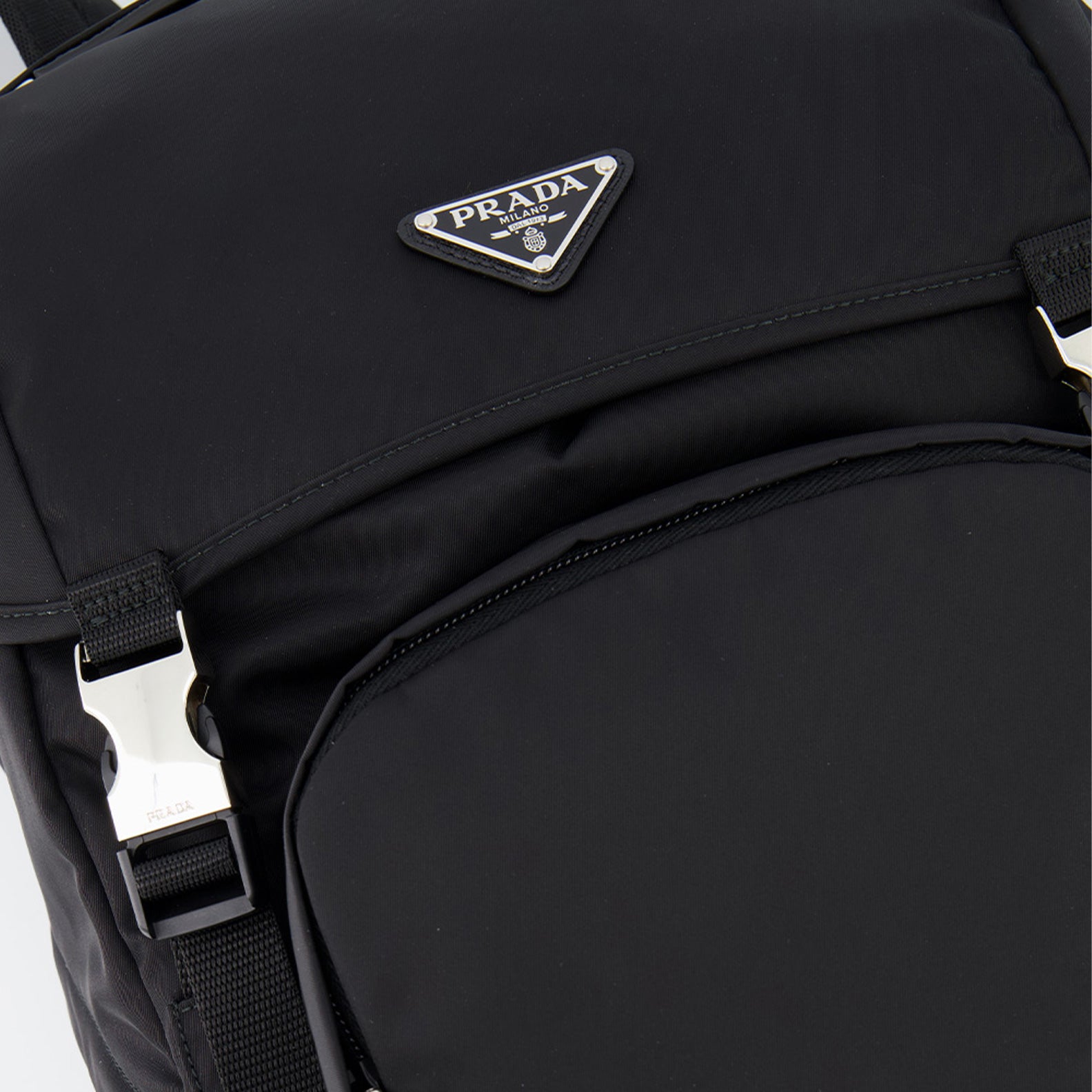 Zaini Sac à dos en Re-Nylon Prada Nero Homme