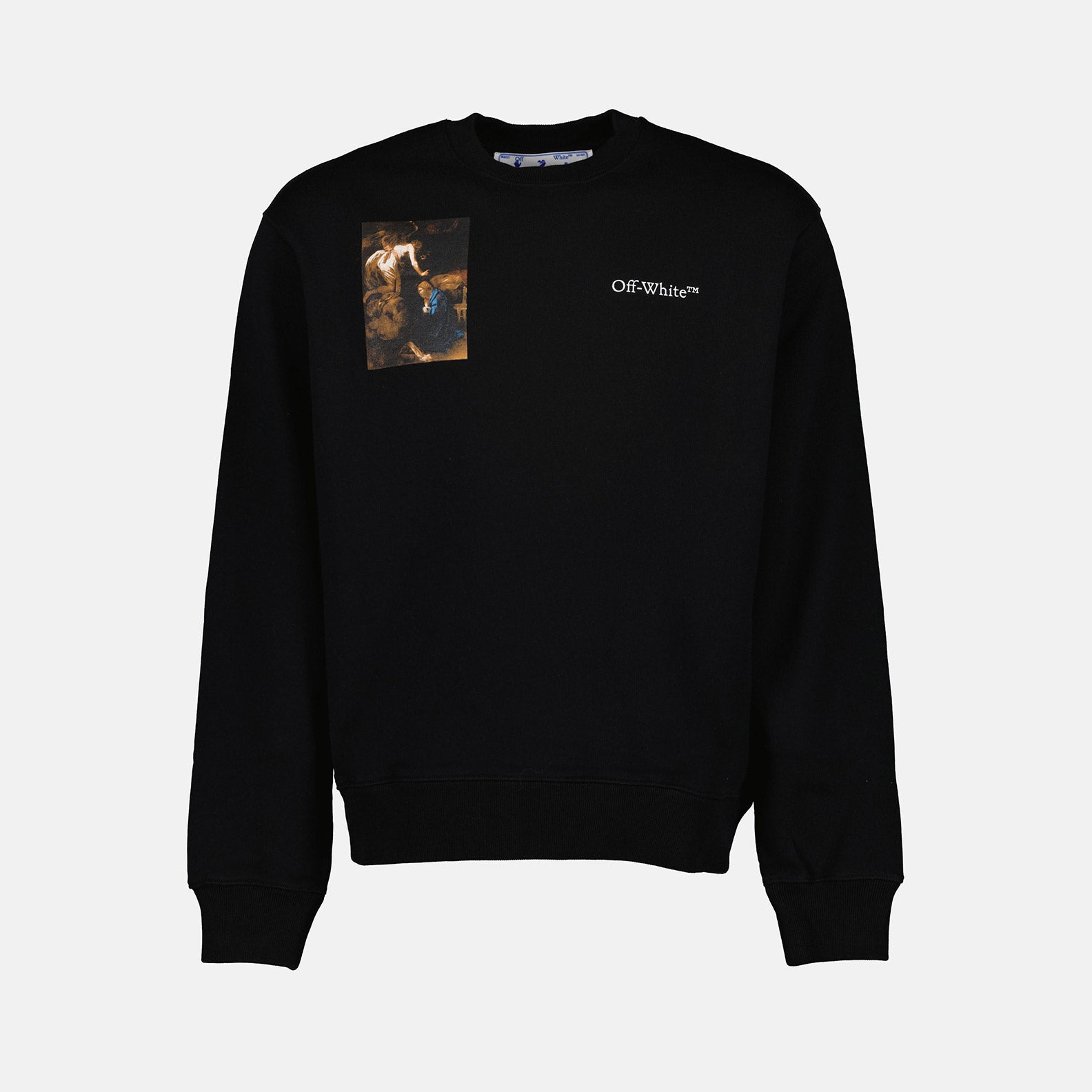 Felpe Pull Caravaggio Lute Off-White Nero Homme