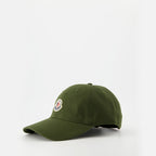 Chapeaux, casquettes et bonnets Casquette à logo Moncler Vert Homme