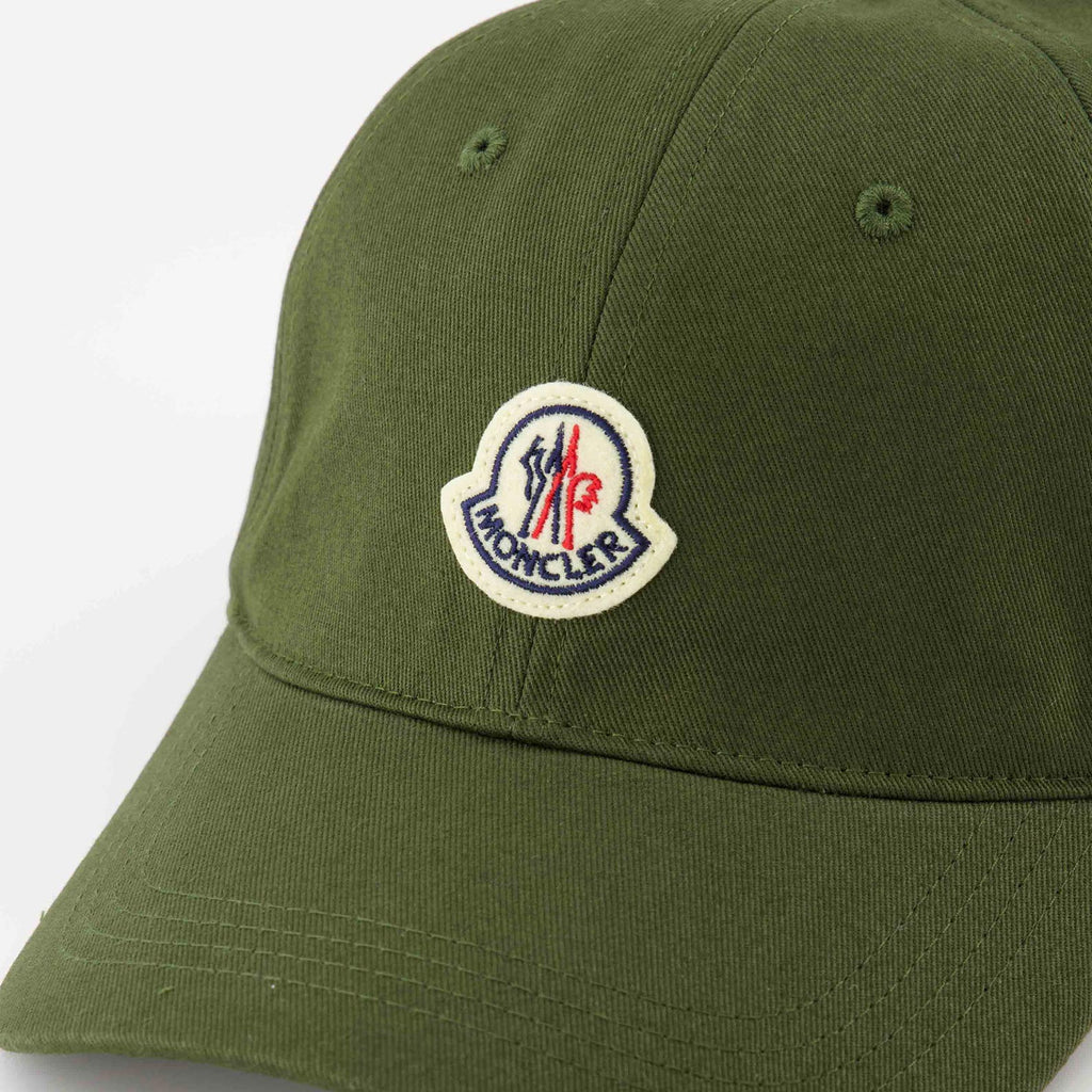 Chapeaux, casquettes et bonnets Casquette à logo Moncler Vert Homme