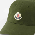 Chapeaux, casquettes et bonnets Casquette à logo Moncler Vert Homme