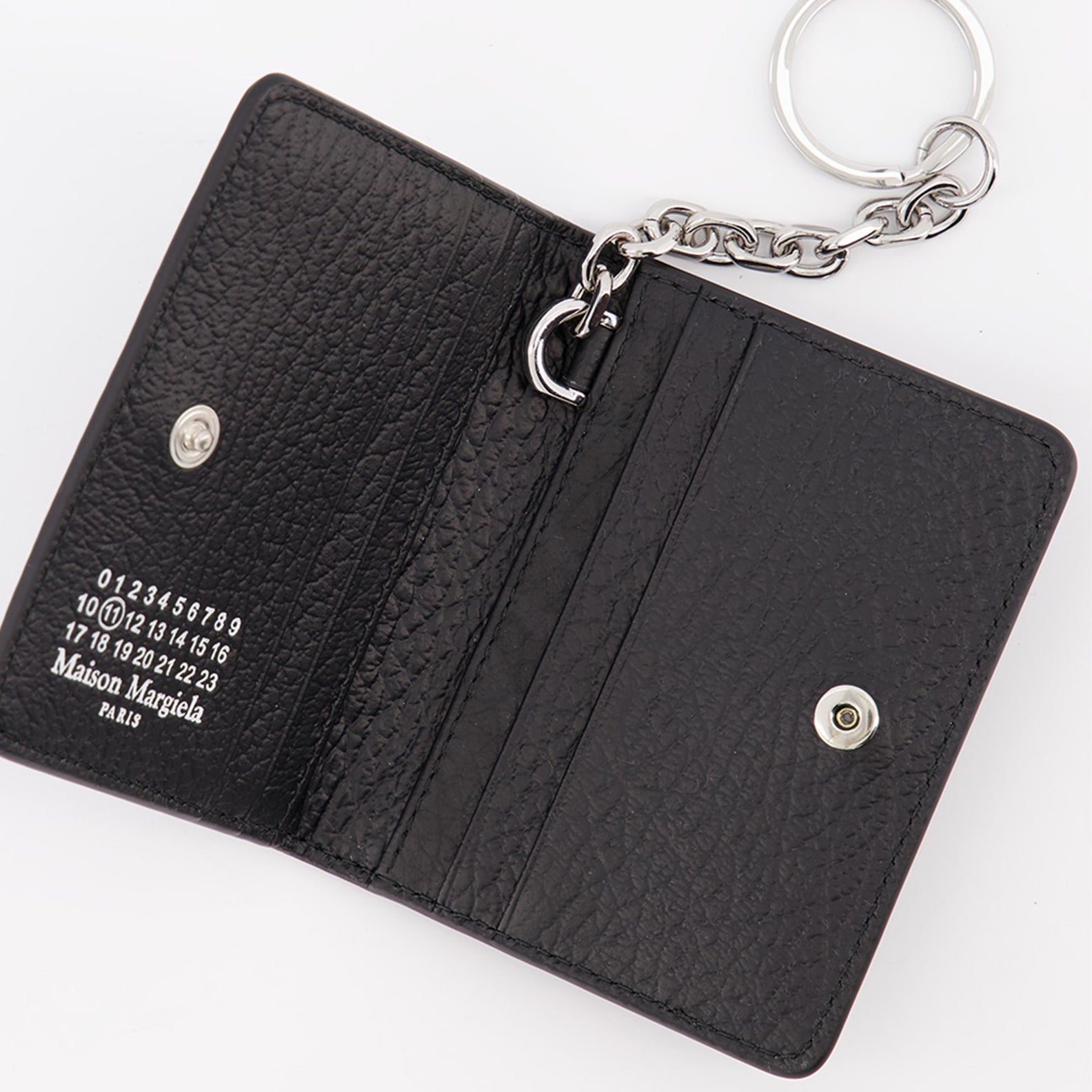 Petite maroquinerie Portemonnaie Four Stitches Maison Margiela Noir Unisexe
