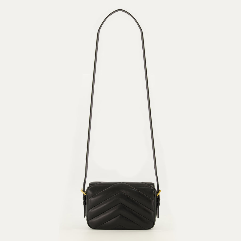 Sacs à main et épaule Loulou Toy Bag em Couro Preto Saint Laurent Noir Femme