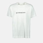 T-Shirts Logo T-Shirt Givenchy Weiß Herren