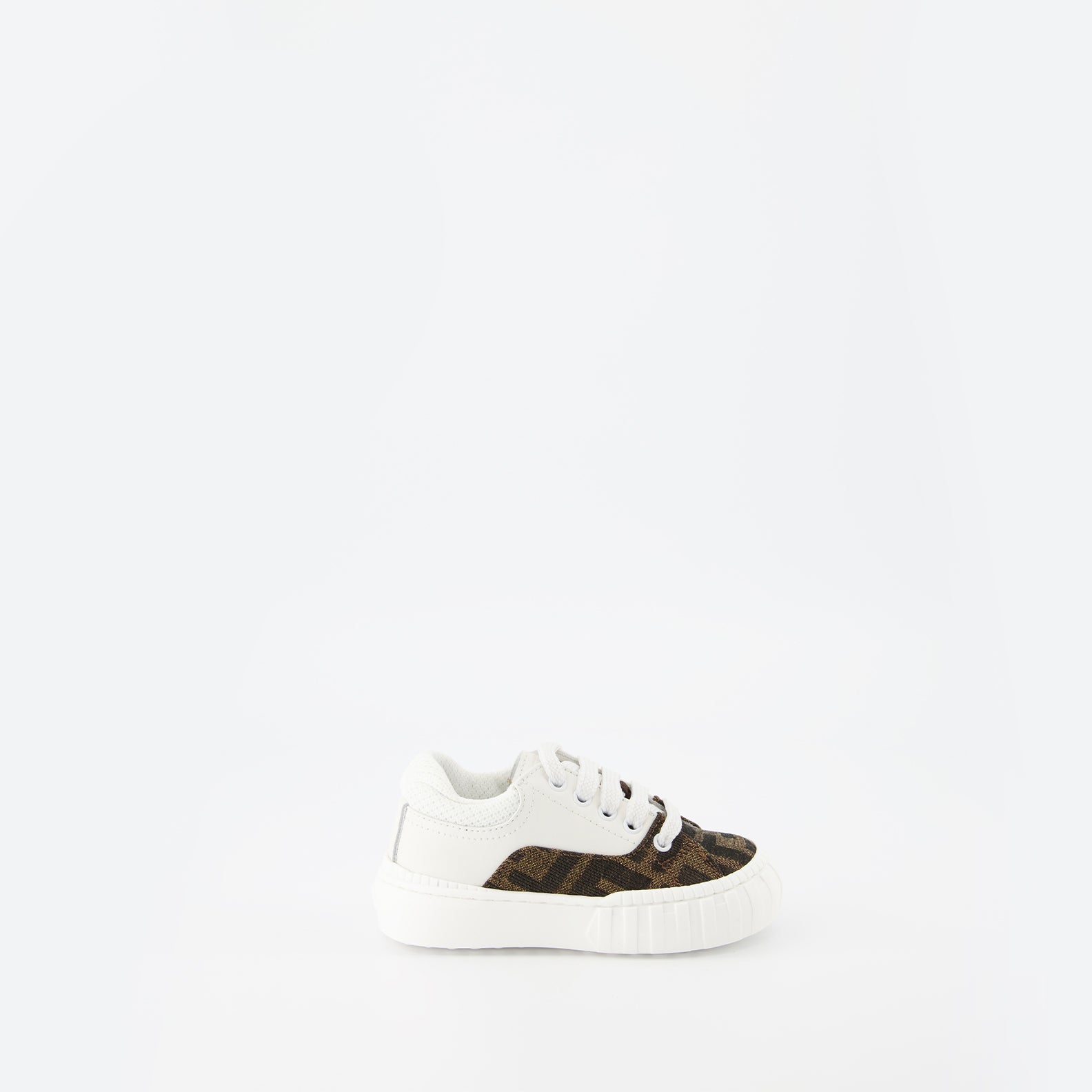 Chaussures Baskets FF Fendi Marron Enfants