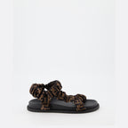 Sapatos abertos Sandales La Touche Fendi Fendi Marrom Femme