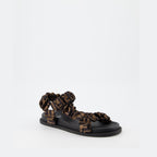Sapatos abertos Sandales La Touche Fendi Fendi Marrom Femme