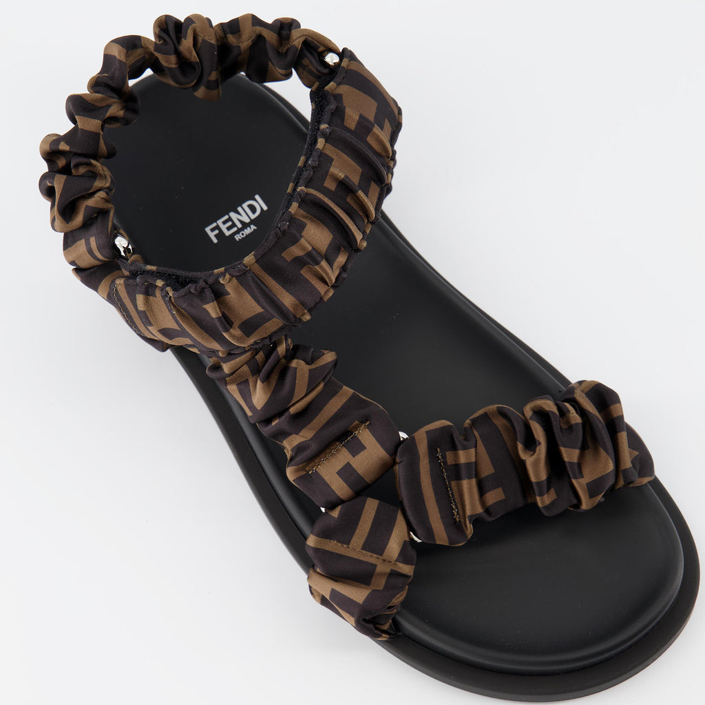 Sapatos abertos Sandales La Touche Fendi Fendi Marrom Femme