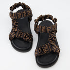 Sapatos abertos Sandales La Touche Fendi Fendi Marrom Femme