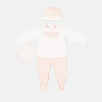 Vêtements Ensemble rose et blanc Fendi Rose Enfants