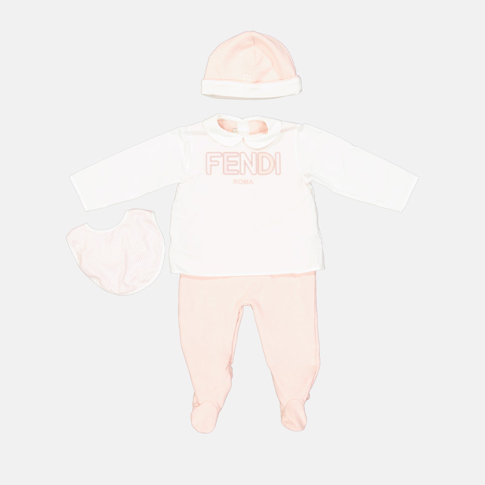 Vêtements Ensemble rose et blanc Fendi Rose Enfants