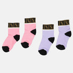 Accessori Lot de chaussettes FF Fendi Rosa Bambini