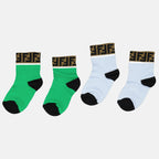 Accessoires Lot de chaussettes FF Fendi Vert Enfants