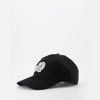 Chapeaux, casquettes et bonnets Casquette à double logo Moncler Noir Homme
