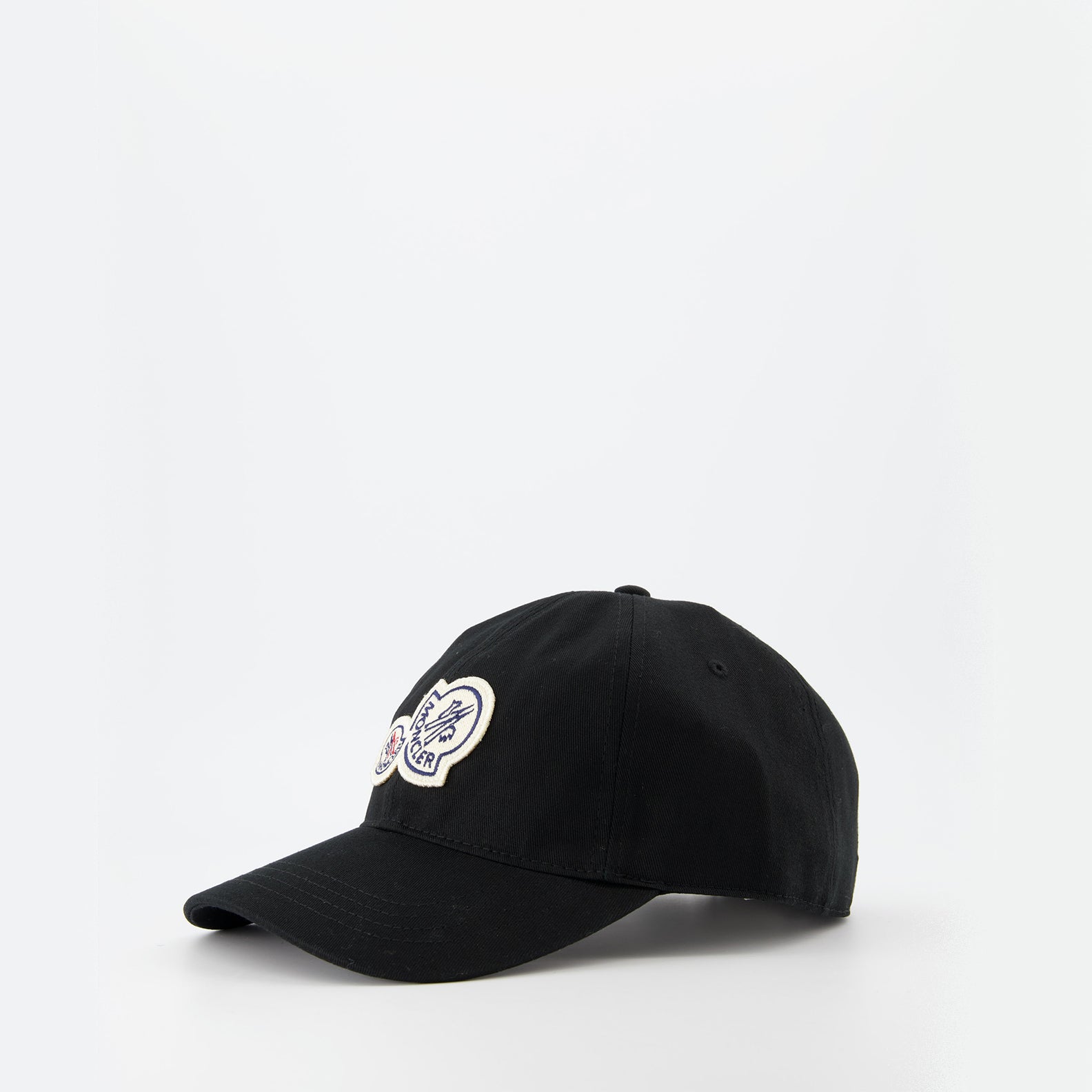Chapeaux, casquettes et bonnets Casquette à double logo Moncler Noir Homme