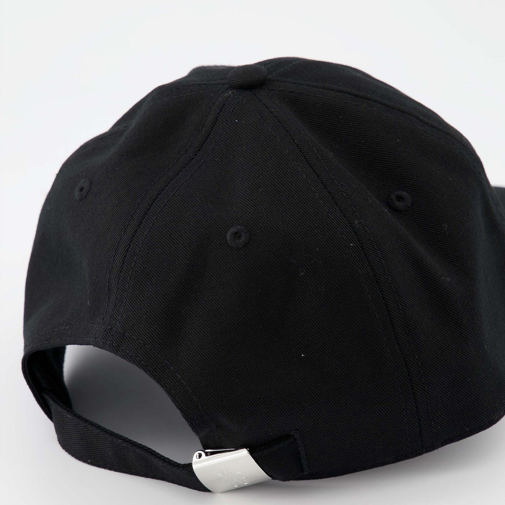 Chapeaux, casquettes et bonnets Casquette à double logo Moncler Noir Homme