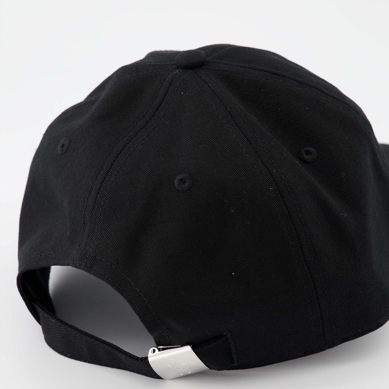 Chapeaux, casquettes et bonnets Casquette à double logo Moncler Noir Homme