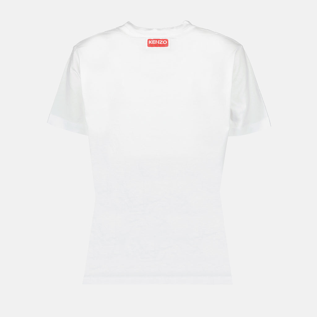 Tシャツ ボーカーフラワー Tシャツ Kenzo 白 女性