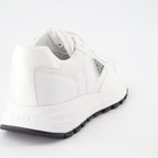 Baskets Baskets en nylon Prada Blanc Homme