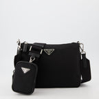 Borse a tracolla Sac en Re-Nylon Prada Nero Homme