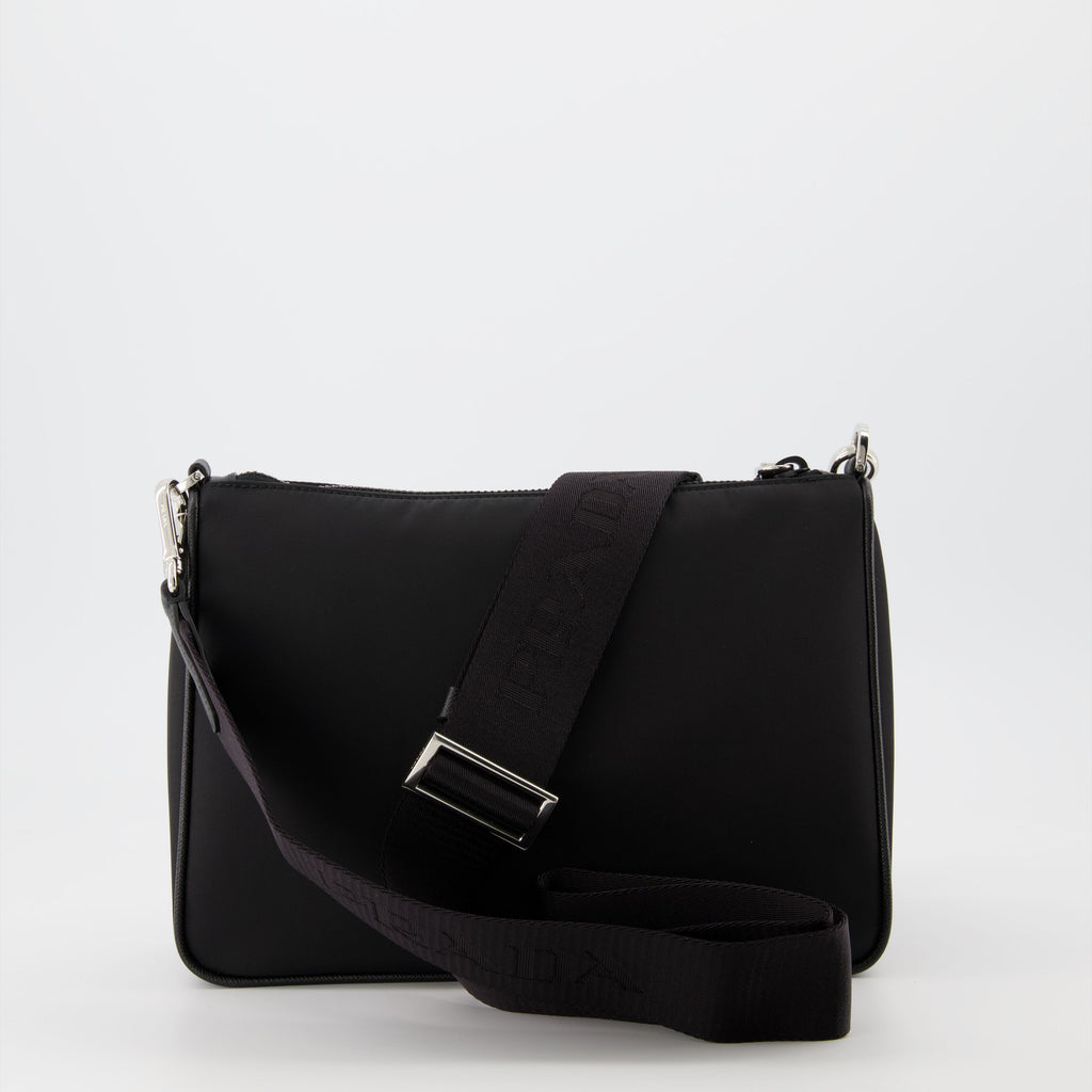 Borse a tracolla Sac en Re-Nylon Prada Nero Homme