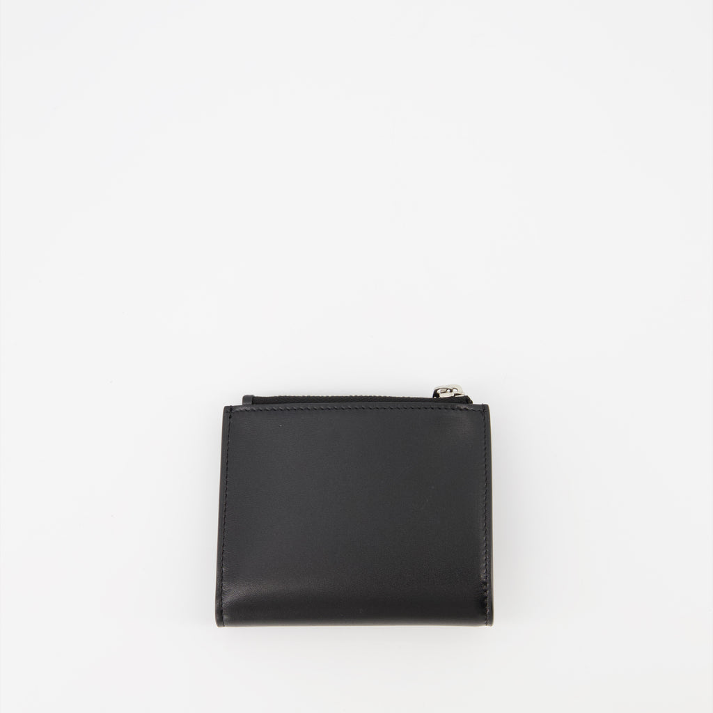 Kleine lederwaren Portemonnaie Cassandre Saint Laurent Schwarz Homme