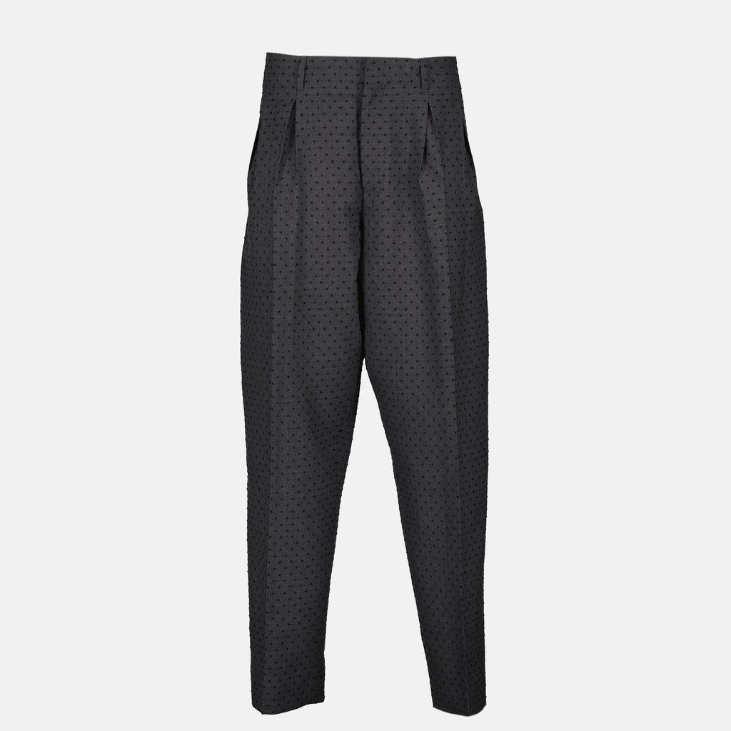 Pantalons Pantaloni Plissettati Dior Gris Homme