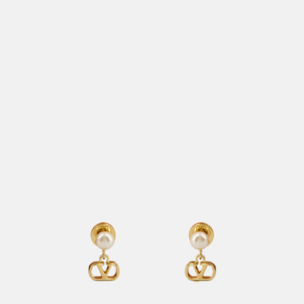 Bijoux Boucles d'oreilles Vlogo Valentino Garavani Doré Femme