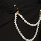 Tops Top à perles Moschino Noir Femme