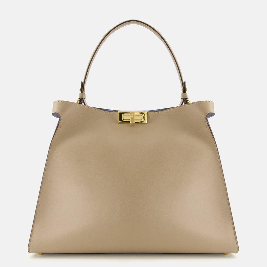 Sacs à main et épaule Grande mala de pele bege Fendi Way Fendi Beige Femme