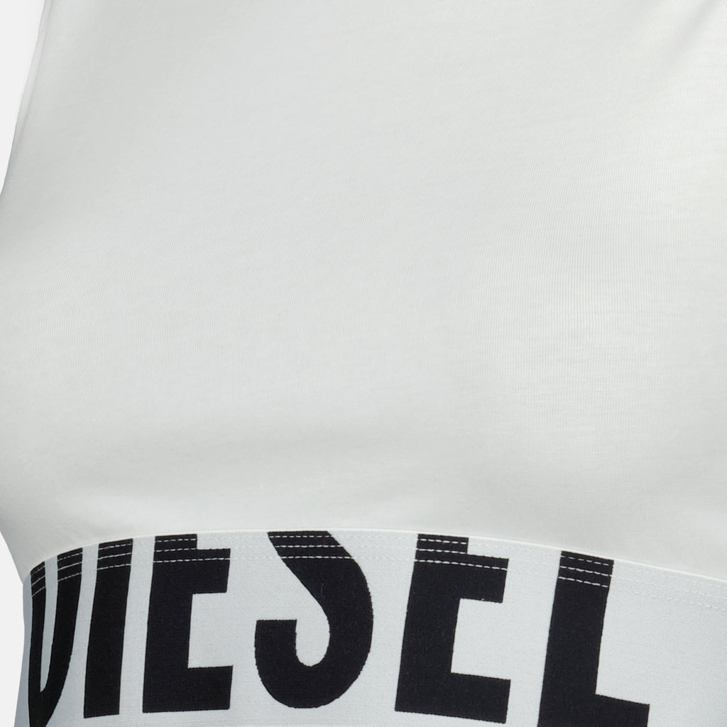 Image de l'article Crop-top Ada-D-Pop blanc de la marque Diesel pour Femme - Saison Printemps-Été 2026 - Vue détaillée_1