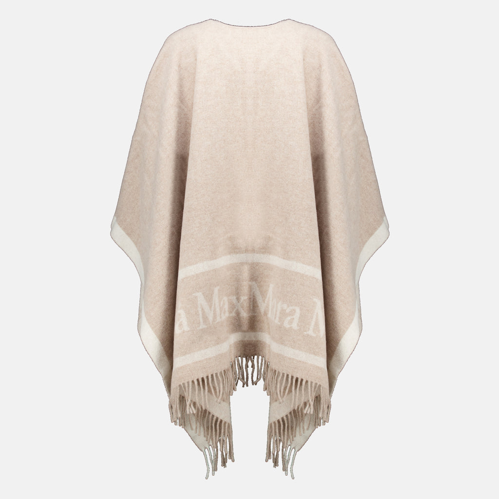 Vestes Poncho in Lana Beige Max Mara Beige Femme
