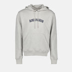 Sweatshirts Sweat à capuche à logo Ami PARIS Gray Unisex