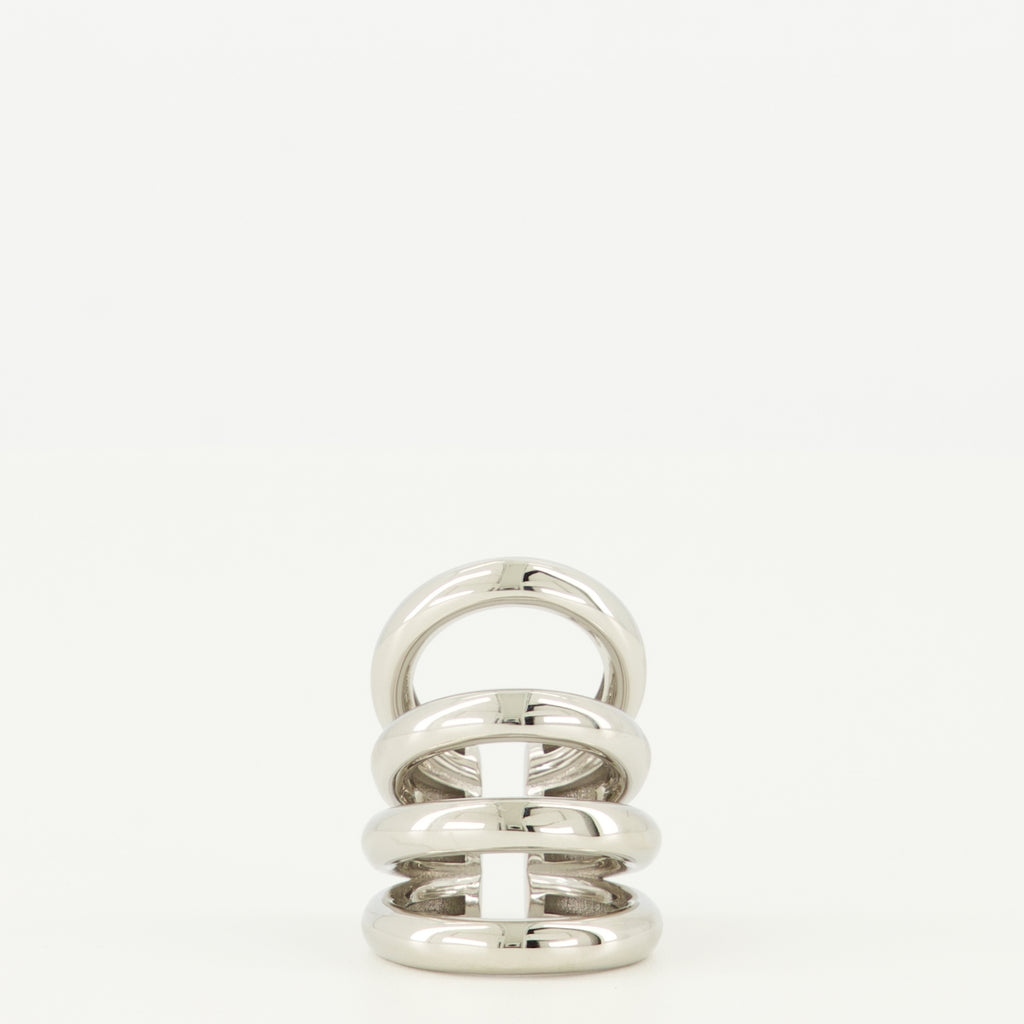 Bijoux Boucle d'oreille Punk argenté Rabanne Argenté Femme