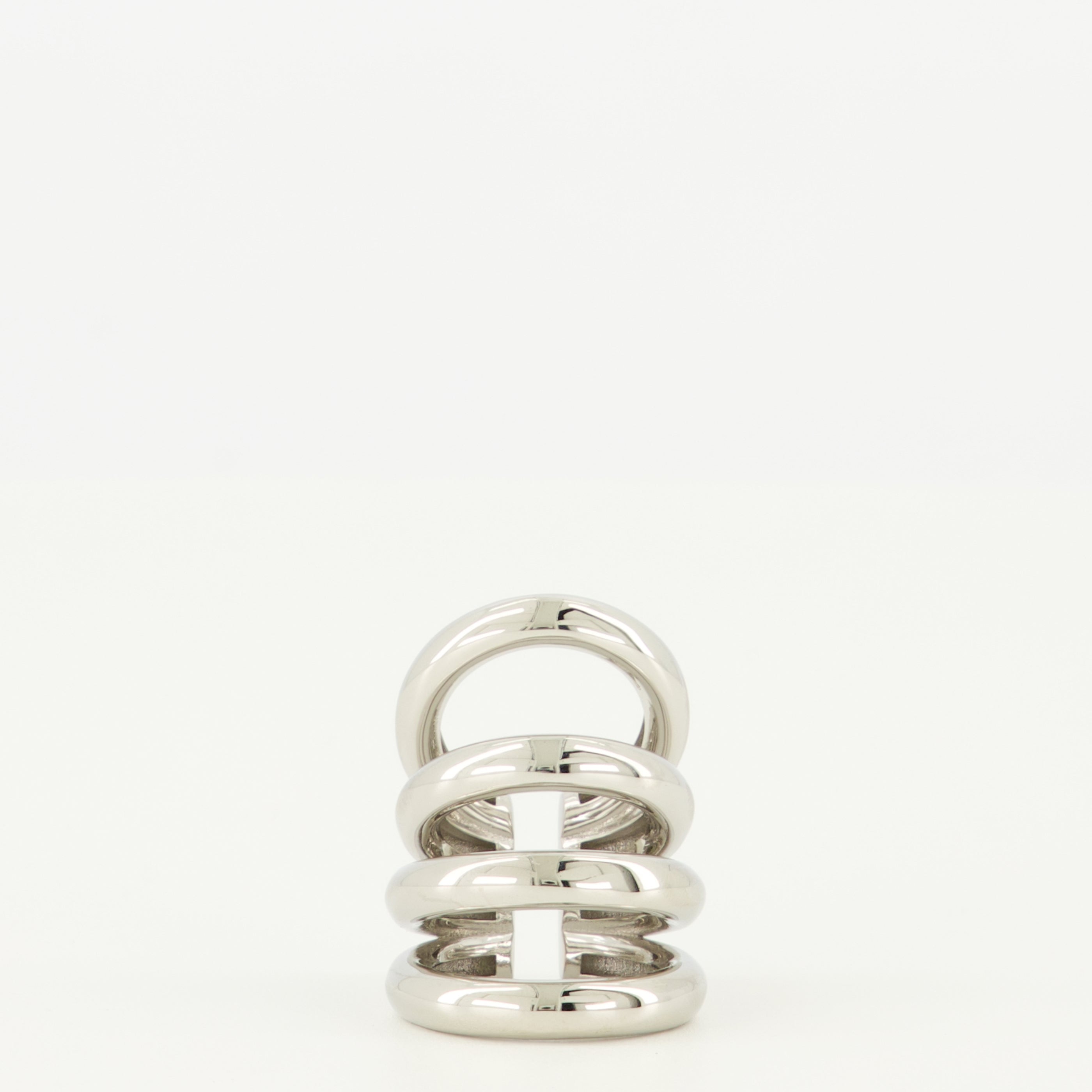 Bijoux Boucle d'oreille Punk argenté Rabanne Argenté Femme