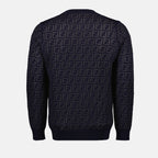 Prendas de punto Pull en laine FF Fendi Azul Homme