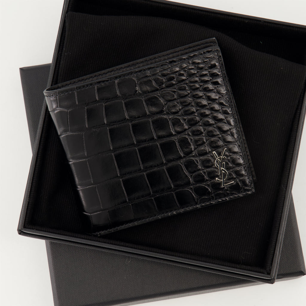 Petite maroquinerie Portefeuilles Cassandre Saint Laurent Noir Homme