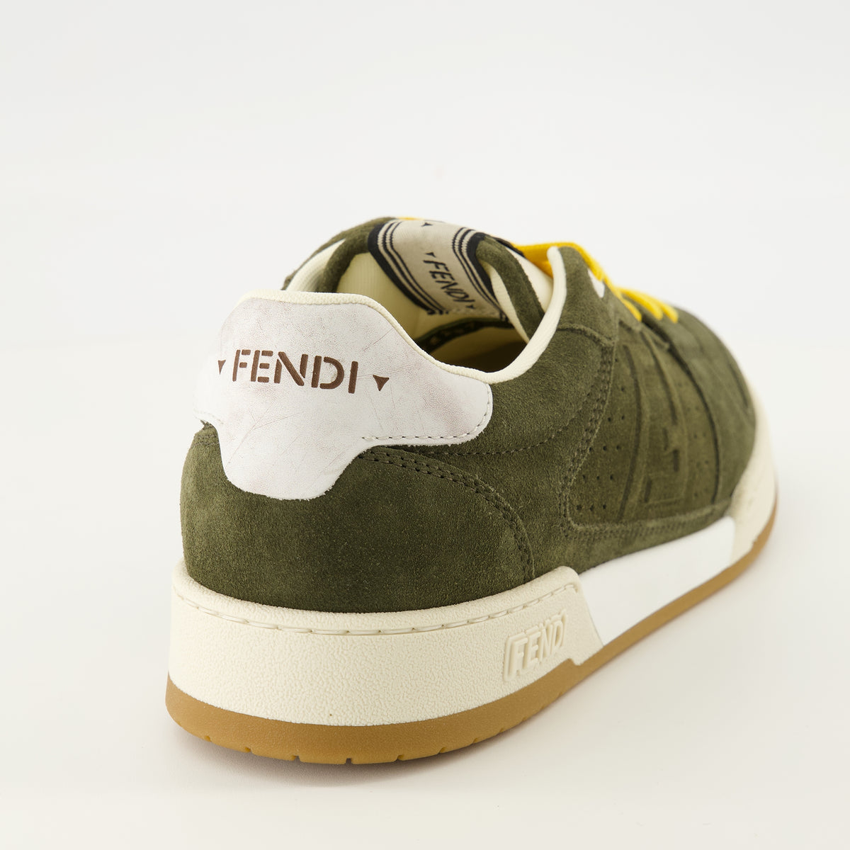 Baskets Baskets Fendi match kaki Fendi Kaki Homme