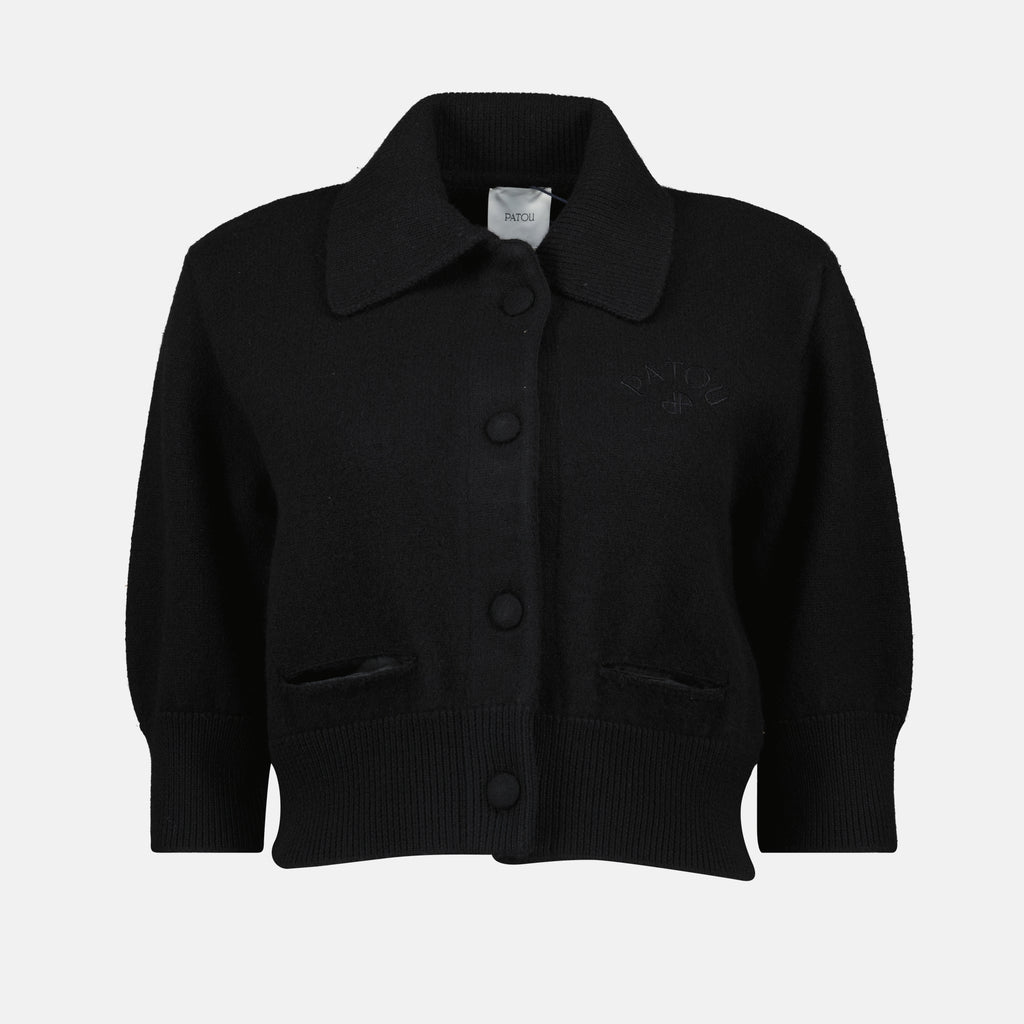 Image de l'article Cardigan en laine de la marque Patou pour Femme - Saison Automne-Hiver 2025 - Vue de Face