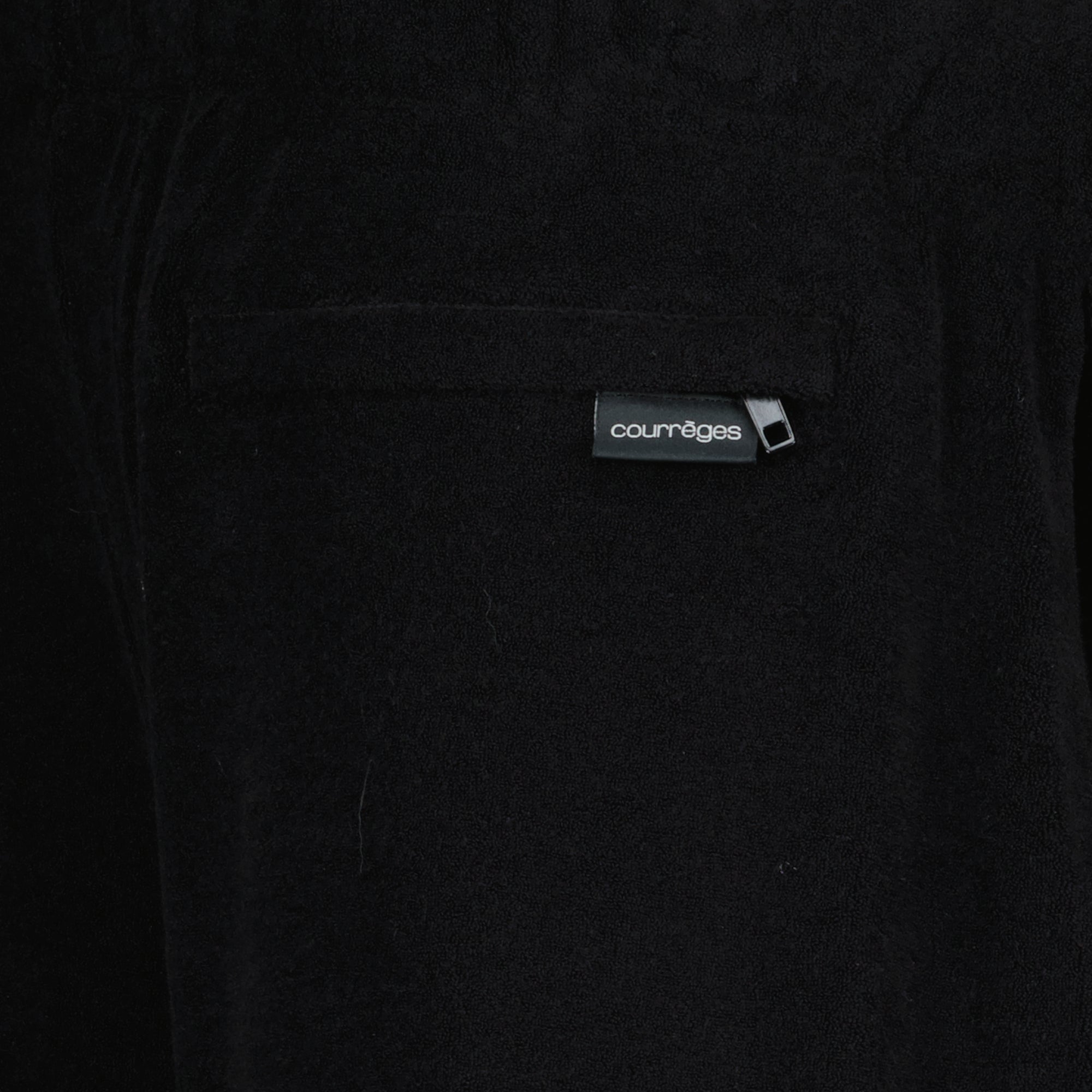 Image de l'article Short en coton éponge noir de la marque Courrèges pour Homme - Saison Printemps-Été 2026 - Vue détaillée_1